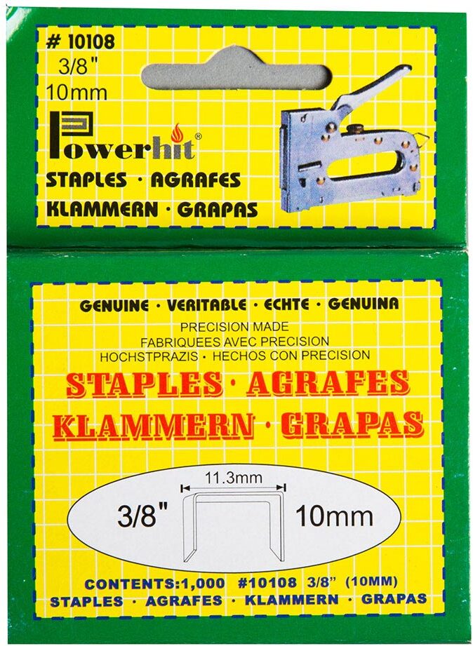 Zszywki tapicerskie D.Rect 10, 1000 sztuk