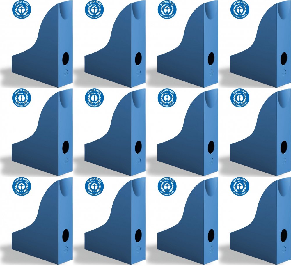 12x Organizer na katalogi Durable Eco, A4, niebieski