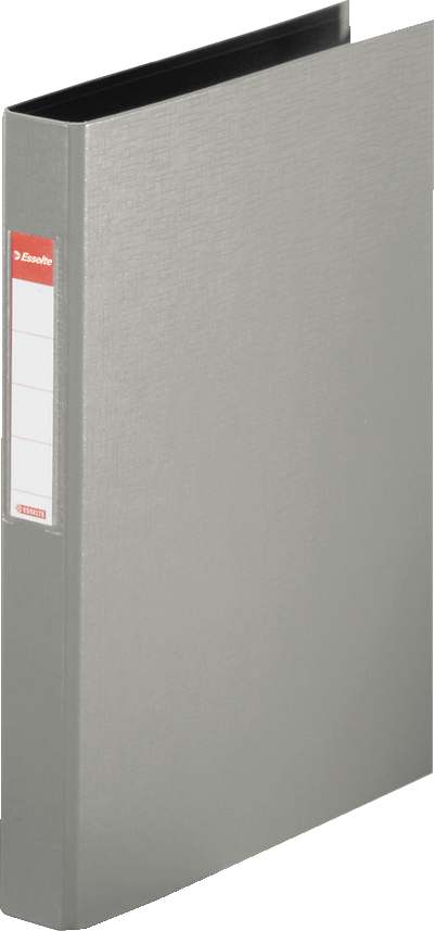 Segregator Esselte Vivida, A4, szerokość grzbietu 42mm, do 190 kartek, 2 ringi, szary