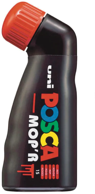 Marker Posca MOP'R PC-22M, z farbą plakatową, okrągła, czerwony