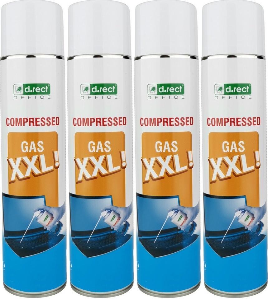 4x Sprężone powietrze D.Rect, 600ml