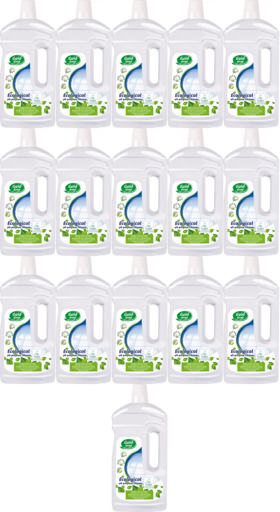 16x Płyn do mycia uniwersalny Eco Line Gold Drop, 1l