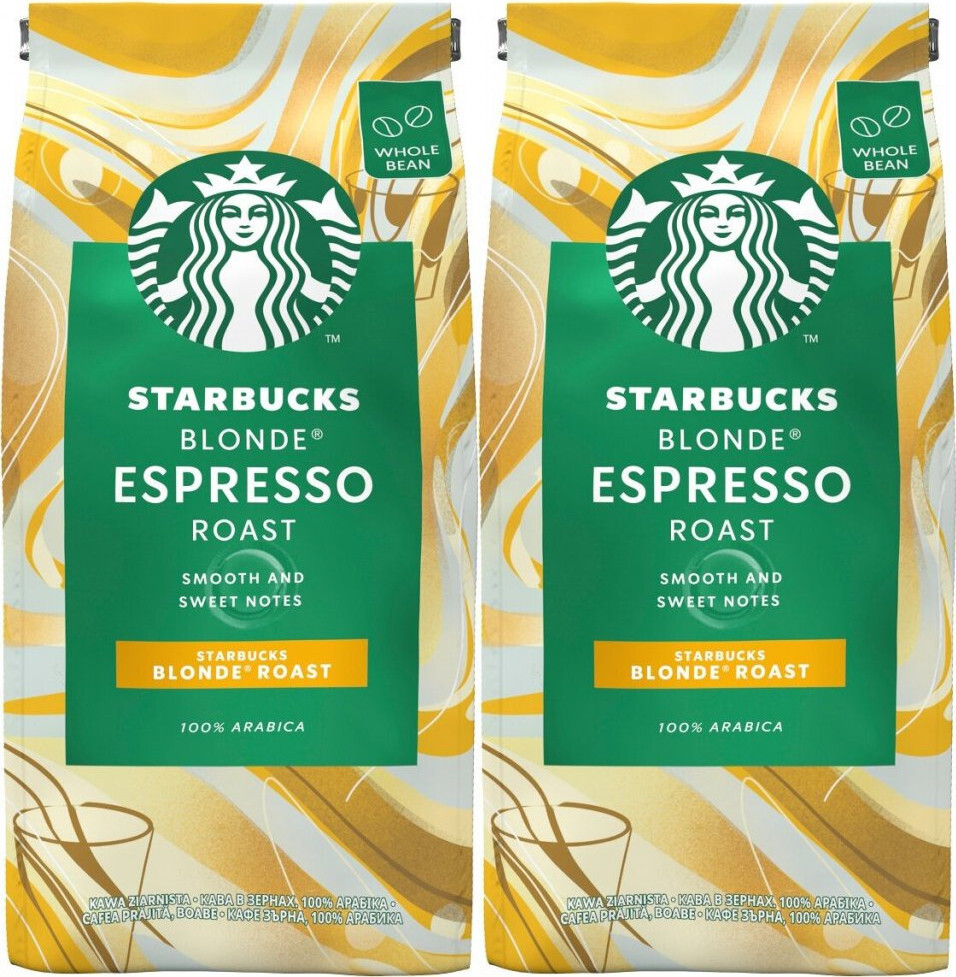 2x Kawa ziarnista Starbucks Espresso Blonde Roast, 200g