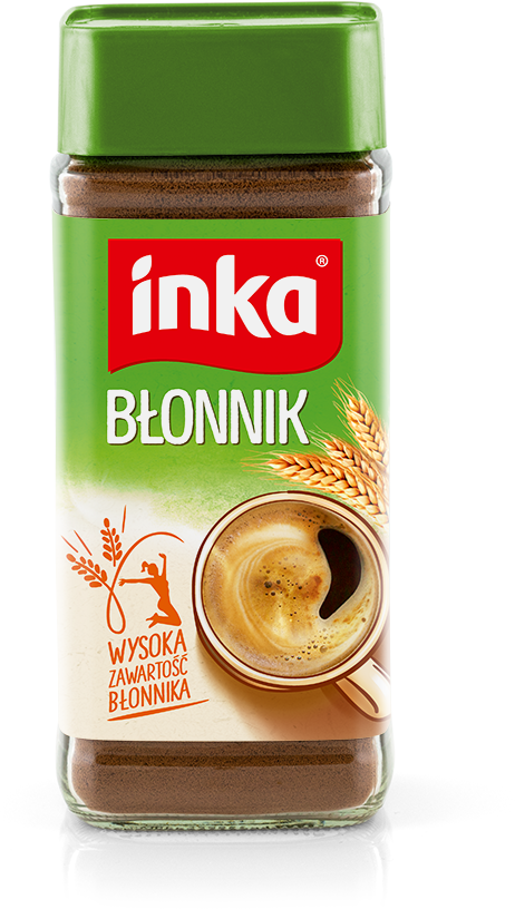 Outlet: USZKODZONE OPAKOWANIE Kawa zbożowa Inka Błonnik, słoik, 100g