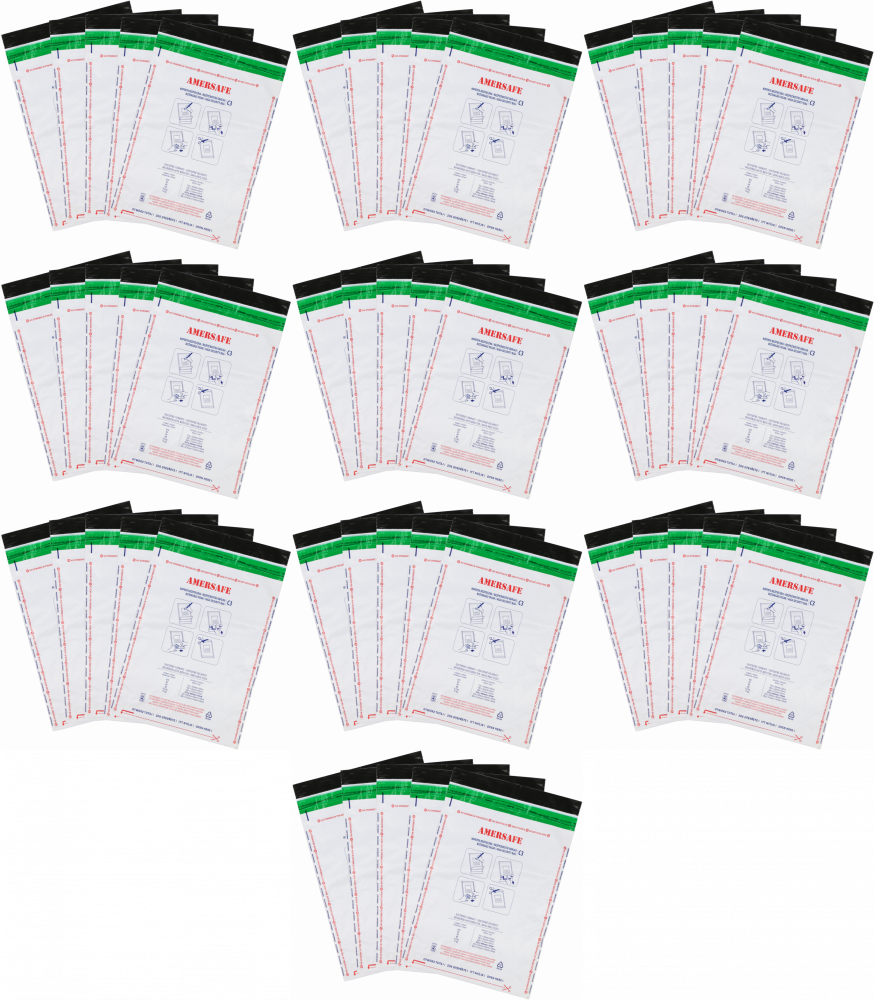 10x Koperta bezpieczna SuperpackSafe, C3, z paskiem HK, 100 sztuk, szary