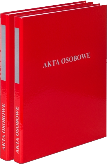 2x Segregator ringowy VauPe do akt osobowych, A4, 20mm, 2 ringi, bordowy