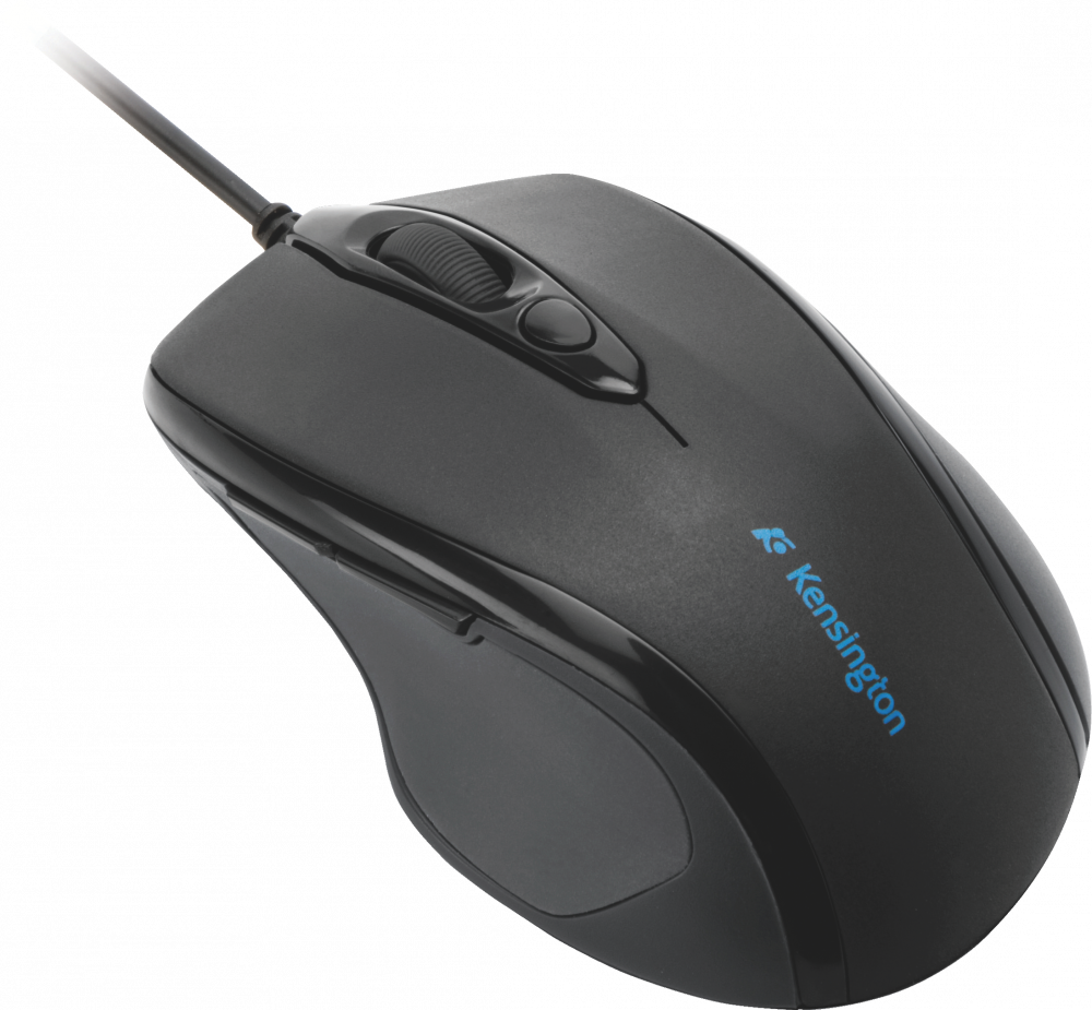 Mysz przewodowa Kensington, Pro Fit, średniowymiarowa, optyczna, czarny