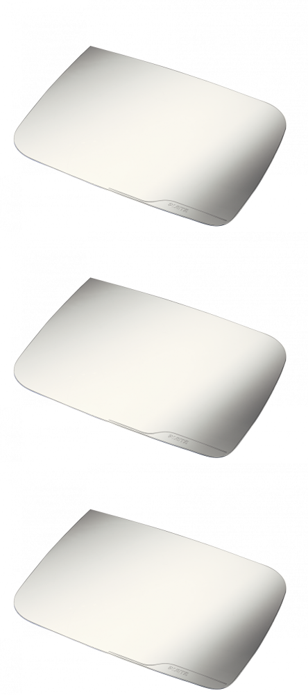 3x Podkład ochronny na biurko Leitz Plus, 500x650mm, przezroczysty