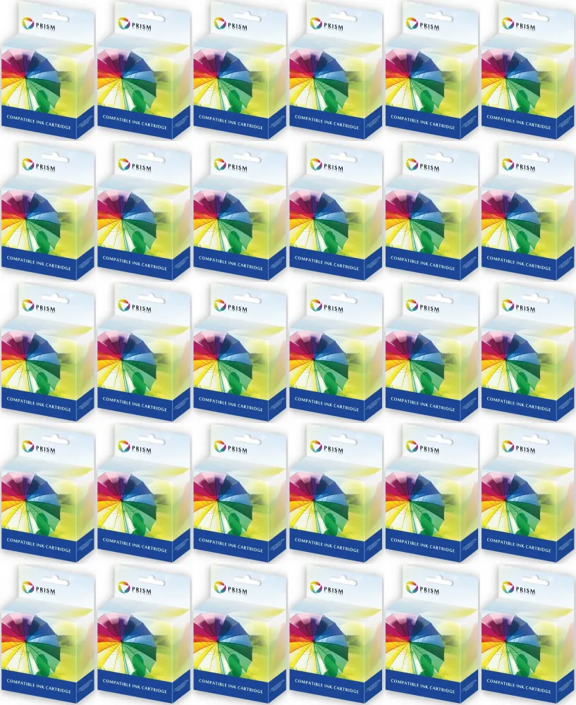 30x Tusz Prism (BT-5000), 5000 stron, 100ml, yellow (żółty)