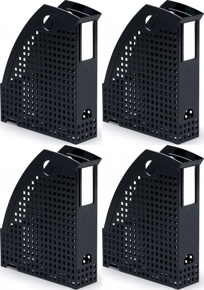 4x Organizer na dokumenty Durable Trend, A4, 74mm, czarny