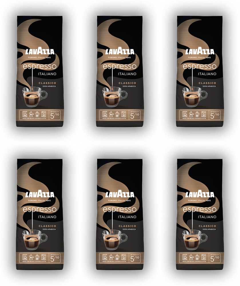 6x Kawa ziarnista Lavazza Espresso Italiano Classico, 250g