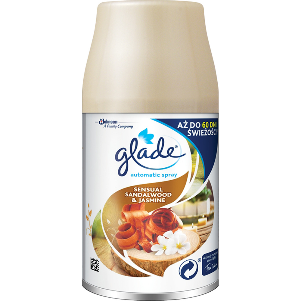 Wkład do odświeżacza Glade by Brise Automatic Spray, Drzewo sandałowe i Jaśmin, 269ml