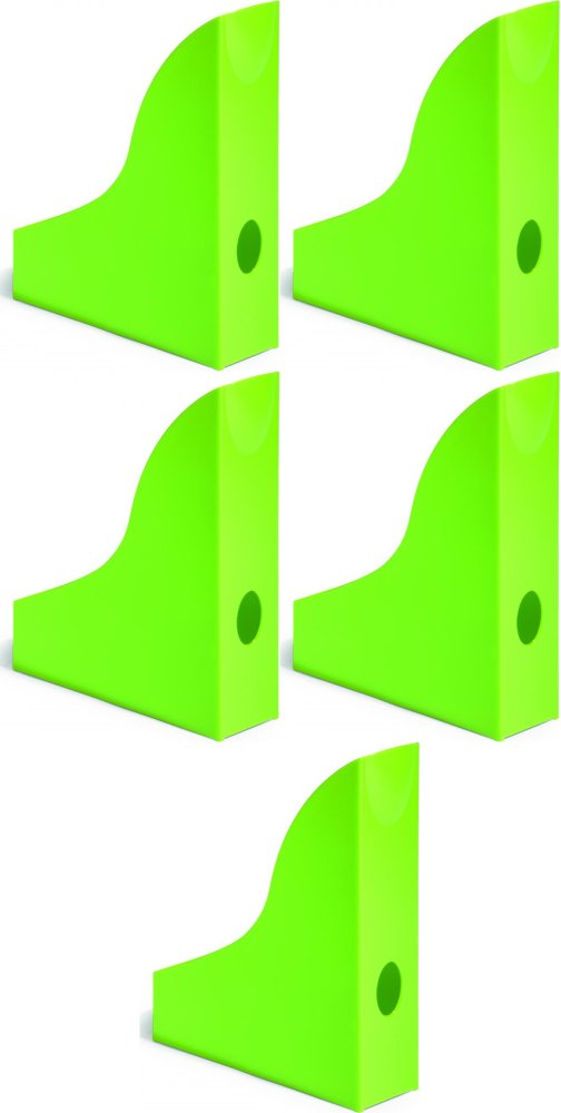 5x Organizer na dokumenty Durable Basic, A4, 73mm, do 730 kartek, zielony