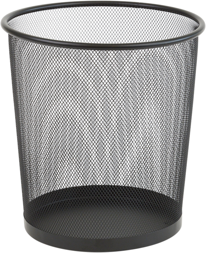 Kosz na śmieci Viking, druciany, 15l, czarny