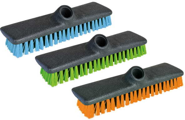 Szczotka/szrober do szorowania Azur Twigi, z gwintem na kij, 25cm, mix kolorów