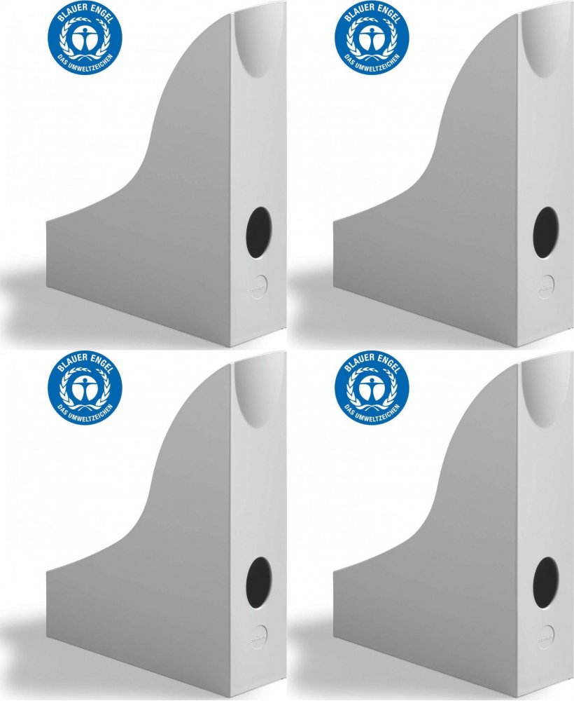 4x Organizer na katalogi Durable Eco, A4, szary