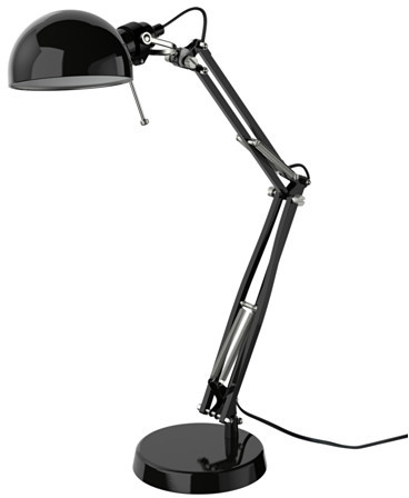 Lampa biurkowa FORSA , czarny