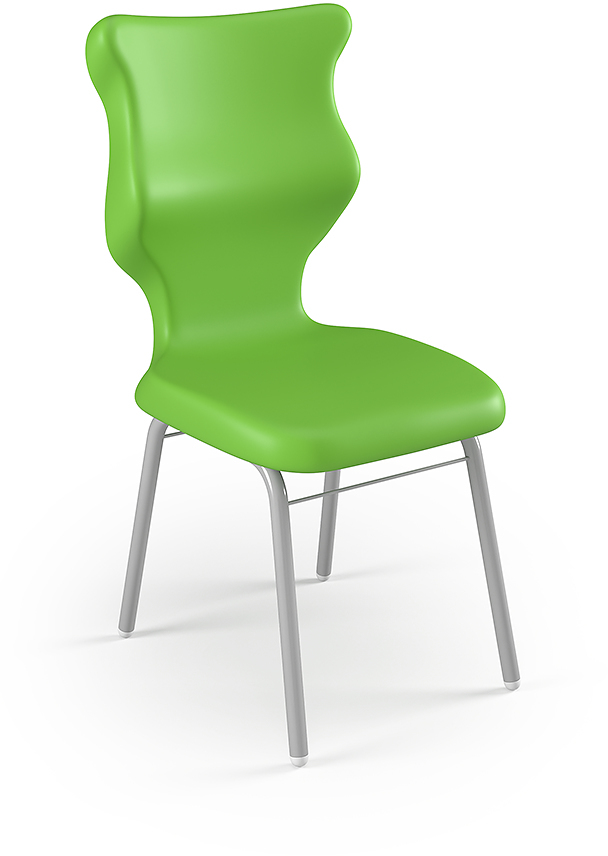 Krzesło szkolne Entelo Classic, rozmiar 6, zielony/ szary stelaż