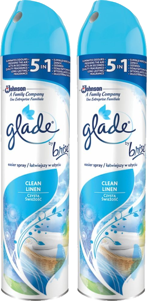 2x Odświeżacz powietrza Glade by Brise, spray, czysta świeżość, 300ml