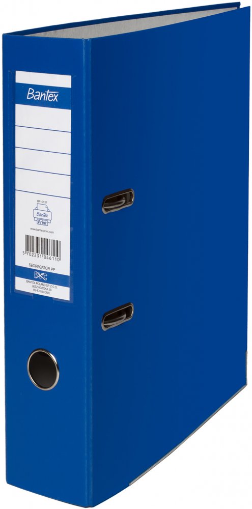 Segregator A4 Bantex XXL, 80mm, do 600 kartek, jasnoniebieski