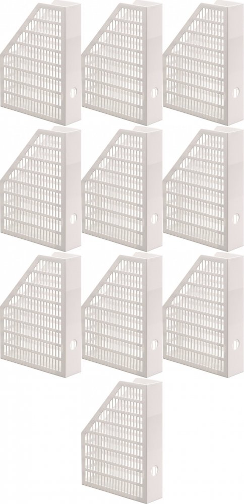 10x Organizer na dokumenty Durable, A4, 64mm, biały