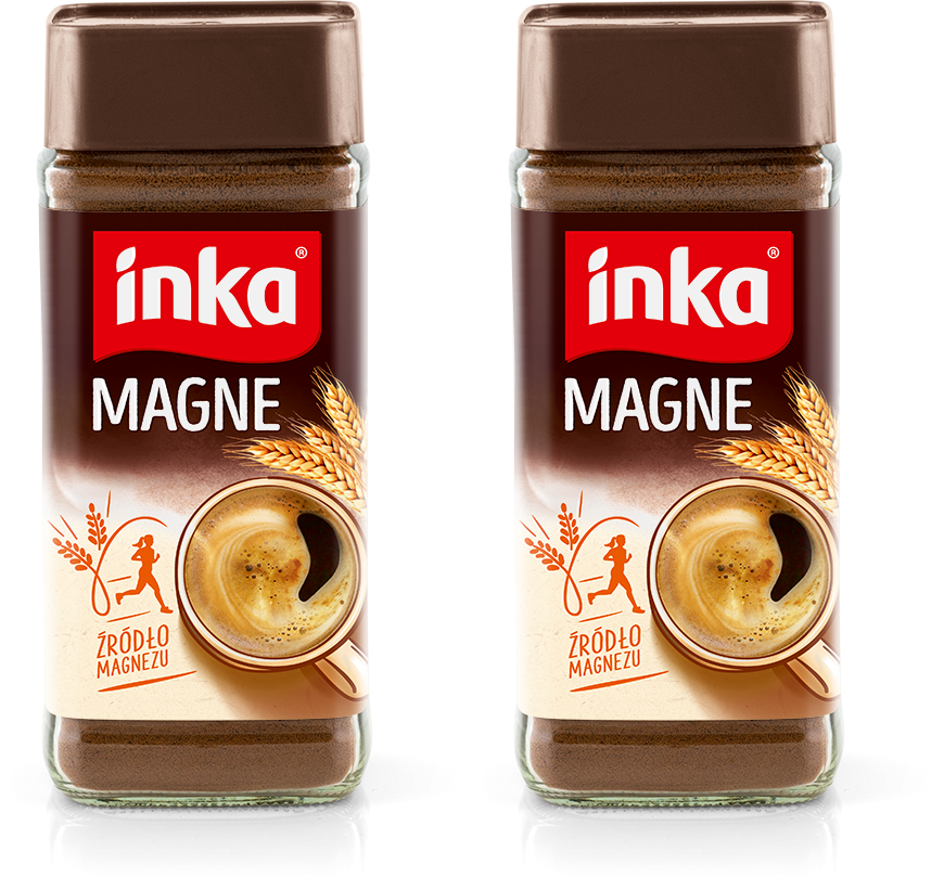 2x Kawa zbożowa Inka Magne, słoik, 100g