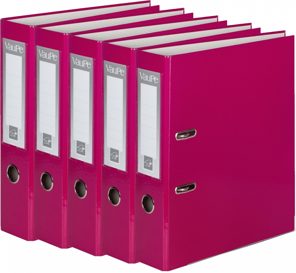5x Segregator A4 VauPe FCK, 50mm, różowy