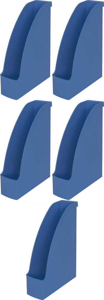 5x Organizer na dokumenty Leitz Recycle, A4, niebieski