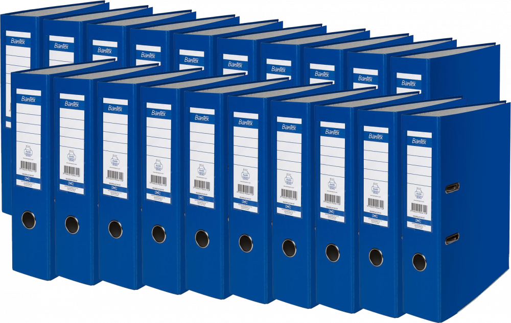 20x Segregator A4 Bantex XXL, 80mm, do 600 kartek, jasnoniebieski