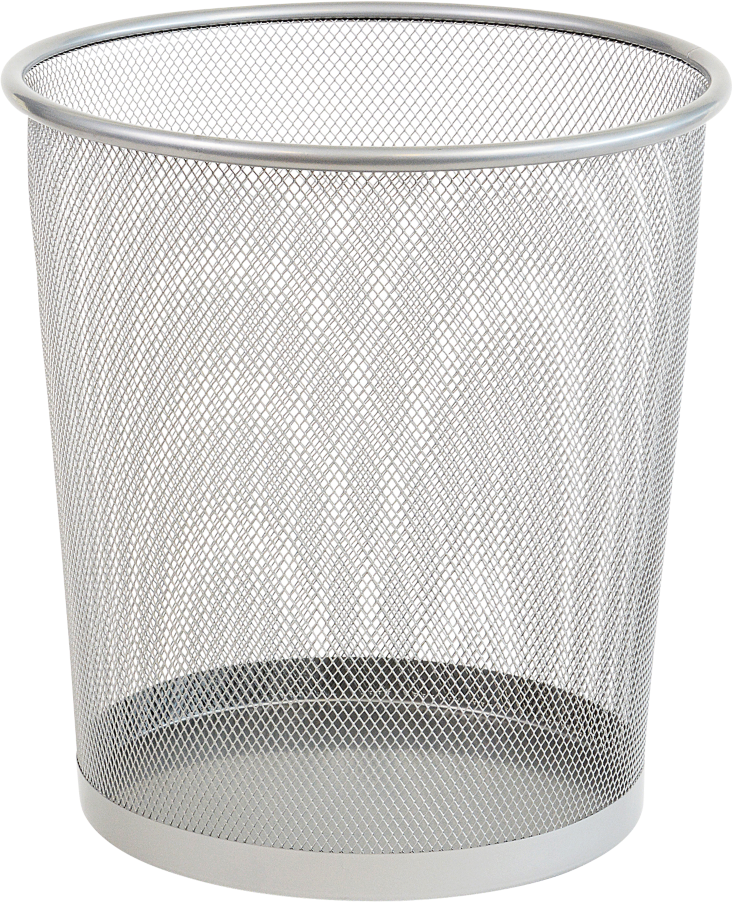 Kosz na śmieci Viking, druciany, 15l, srebrny