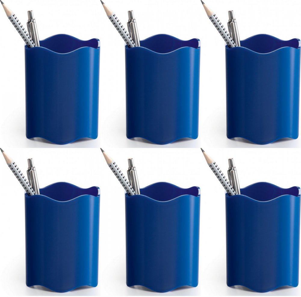 6x Kubek na długopisy Durable Trend, 80x102mm, niebieski