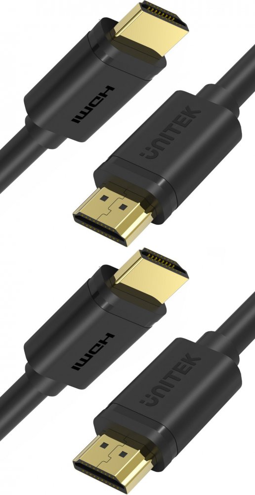 2x Kabel HDMI 2.0 Unitek Y-C137M, 1.5m, czarny