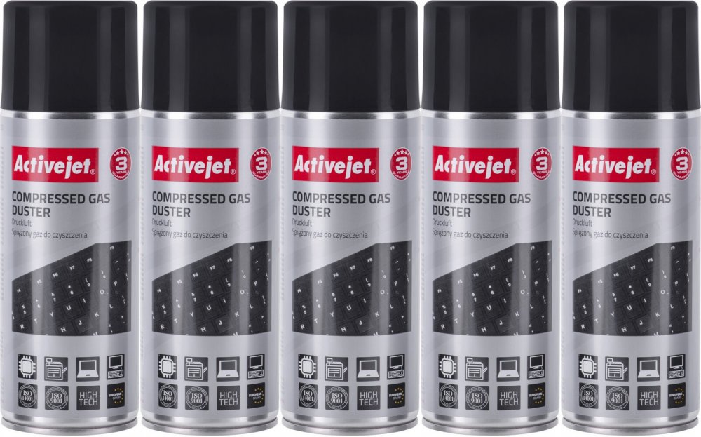 5x Sprężone powietrze Activejet AOC-200, 400ml