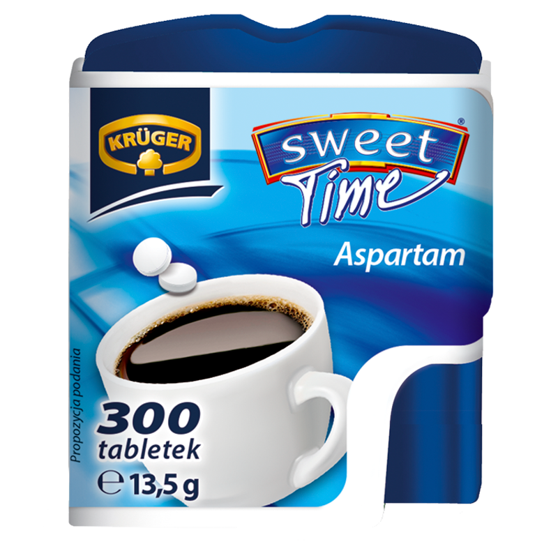 Słodzik Krüger Sweet time, w tabletkach, 13.5g, 300 tabletek