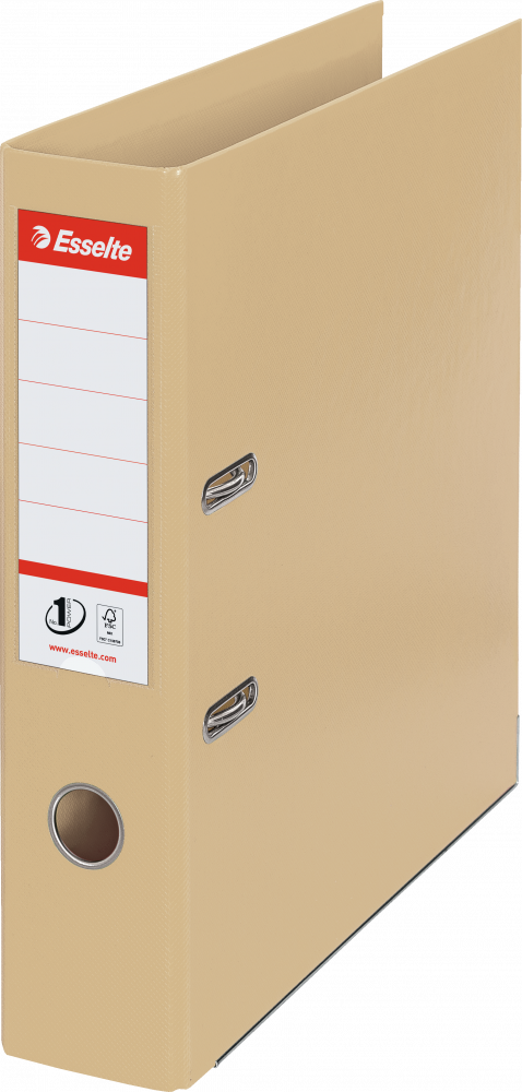 Segregator A4 Esselte No.1 Power, 75mm, do 500 kartek kawowy