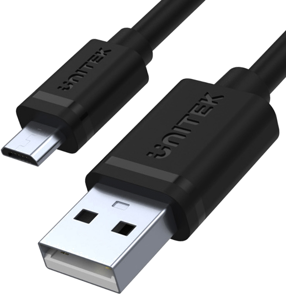 Kabel USB-microUSB 2.0 Unitek Mobile, 0.5m, czarny