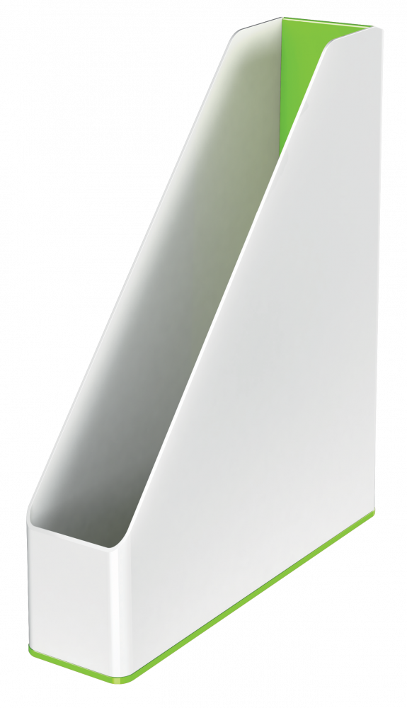 Organizer na dokumenty Leitz WOW, dwukolorowy, A4, 73mm, biało-zielony