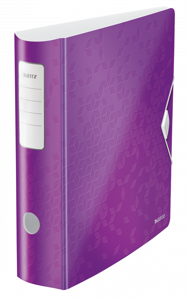Segregator A4 Leitz 180° Active Wow, 75mm, do 500 kartek, fioletowy