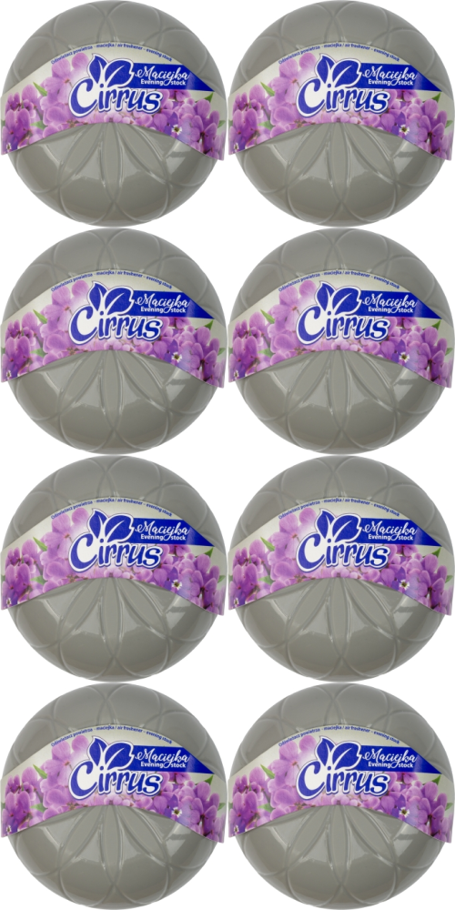 8x Odświeżacz powietrza Cirrus kwiat, maciejka, żel, 150g