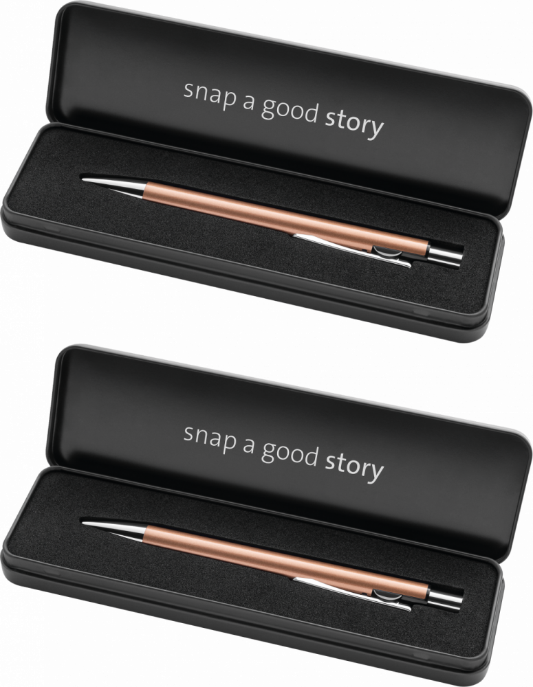 2x Długopis Pelikan Snap Metallic Cooper, niebieski