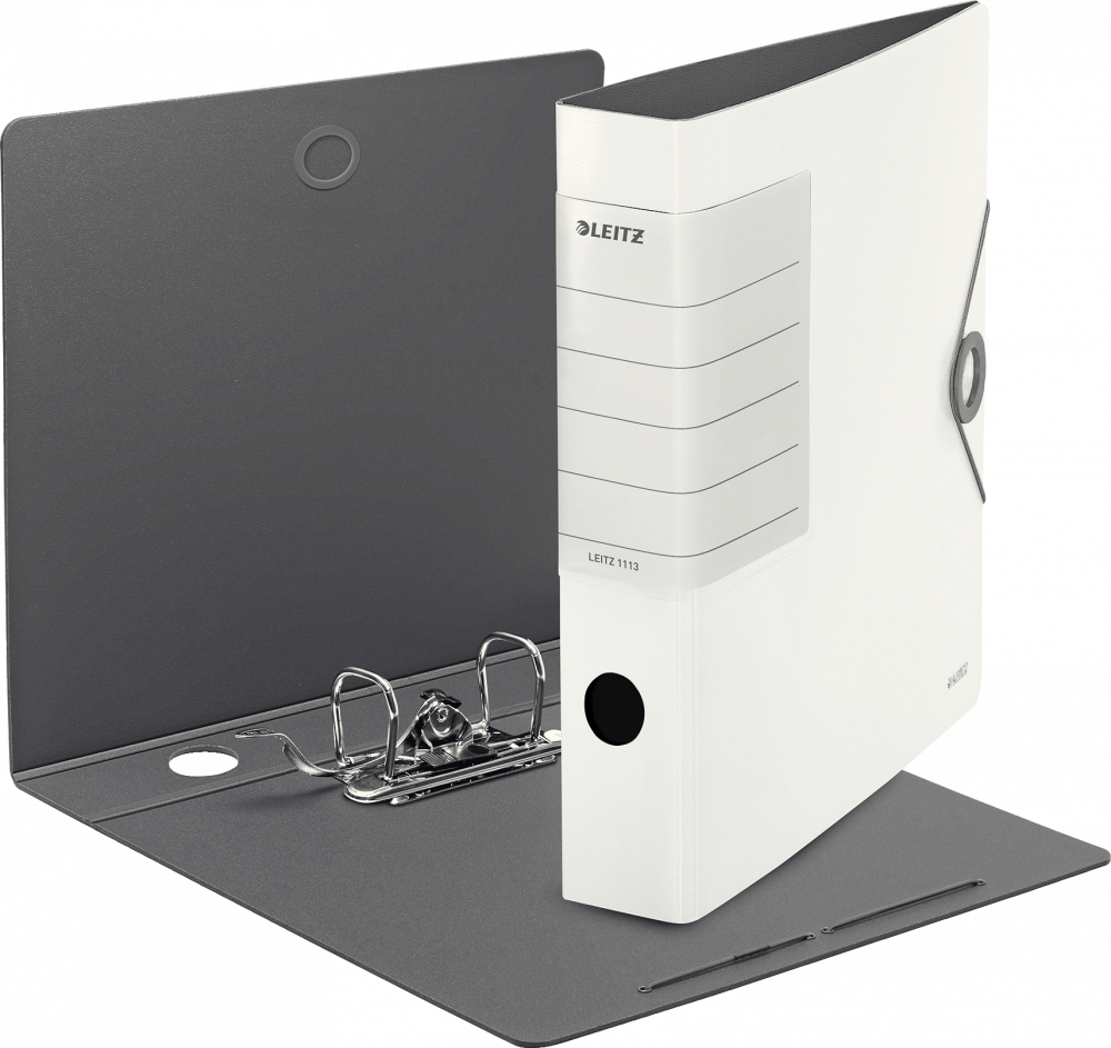 Segregator Leitz Active Solid 180°, A4, 62 mm, do 350 kartek biały