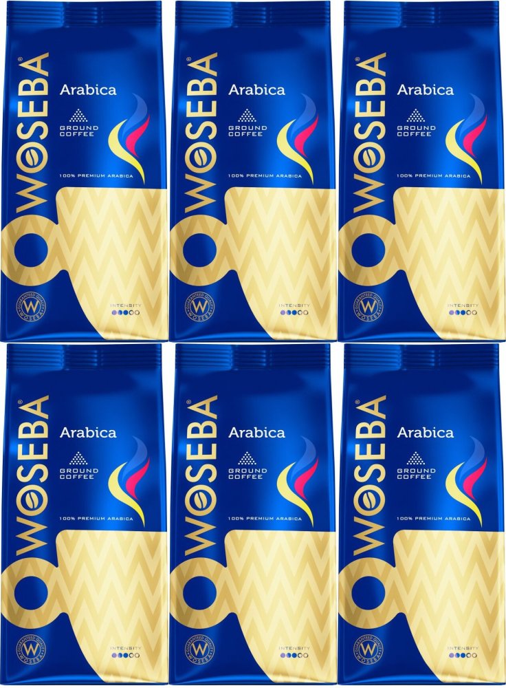 6x Kawa mielona Woseba Arabica, 250g