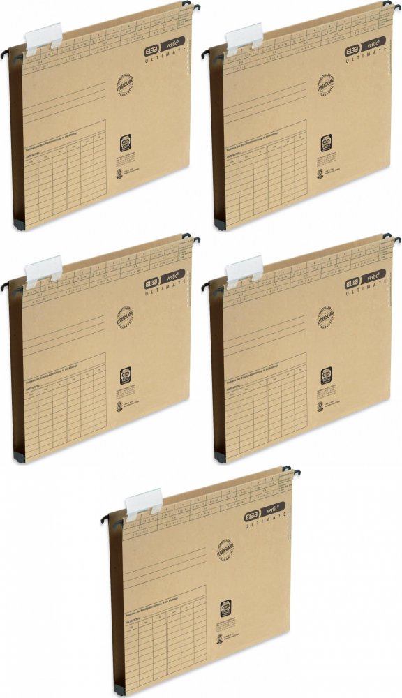 5x Teczka zawieszkowa z szerokim dnem Elba Vertic 1, A4, 320g, 20mm, do 180 kartek