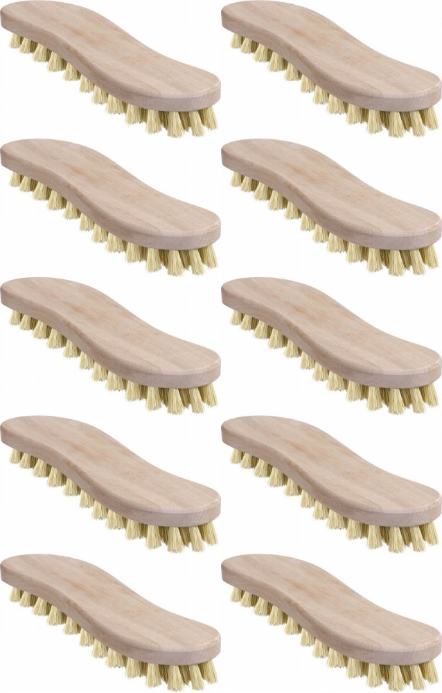10x Szczotka do szorowania York, uniwersalna, 23cm, jasnobrązowy