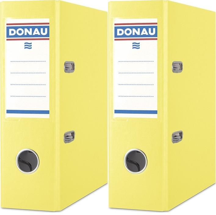 2x Segregator A5 Donau Master, 75mm, żółty