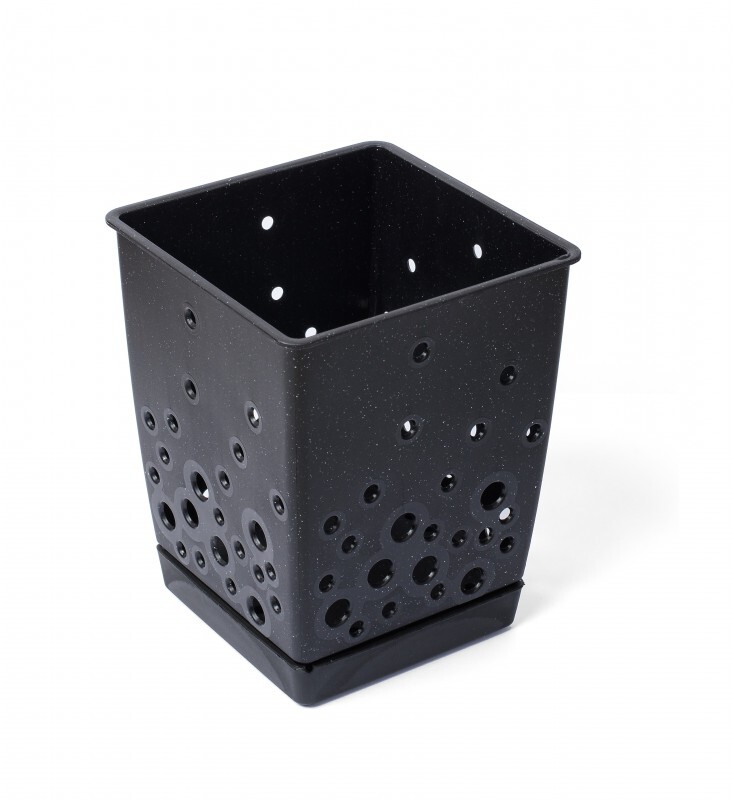 Ociekacz na sztućce Practic Cosmos, czarny