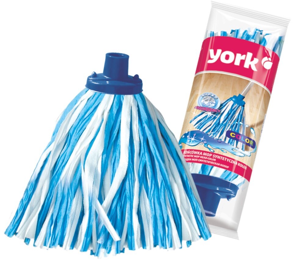 Mop syntetyczny York Kolor, końcówka, mix kolorów
