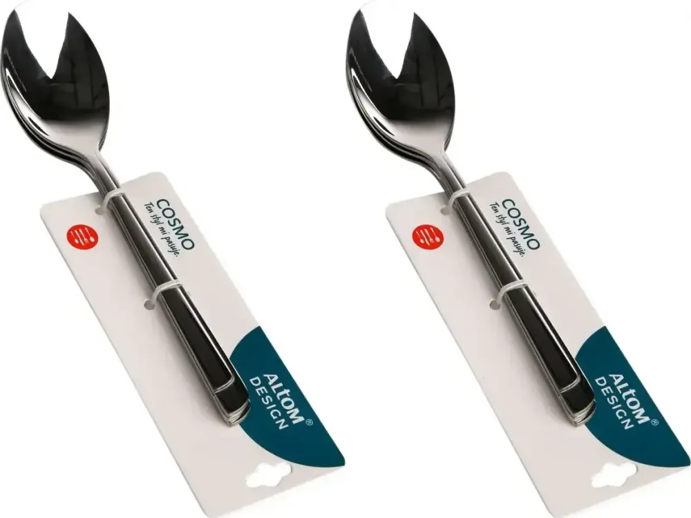 2x Łyżki Altom Design Cosmo, 3 sztuki, srebrny