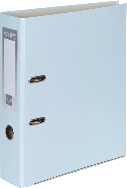Segregator A4 VauPe FCK, 75mm, do 500 kartek, błękitny