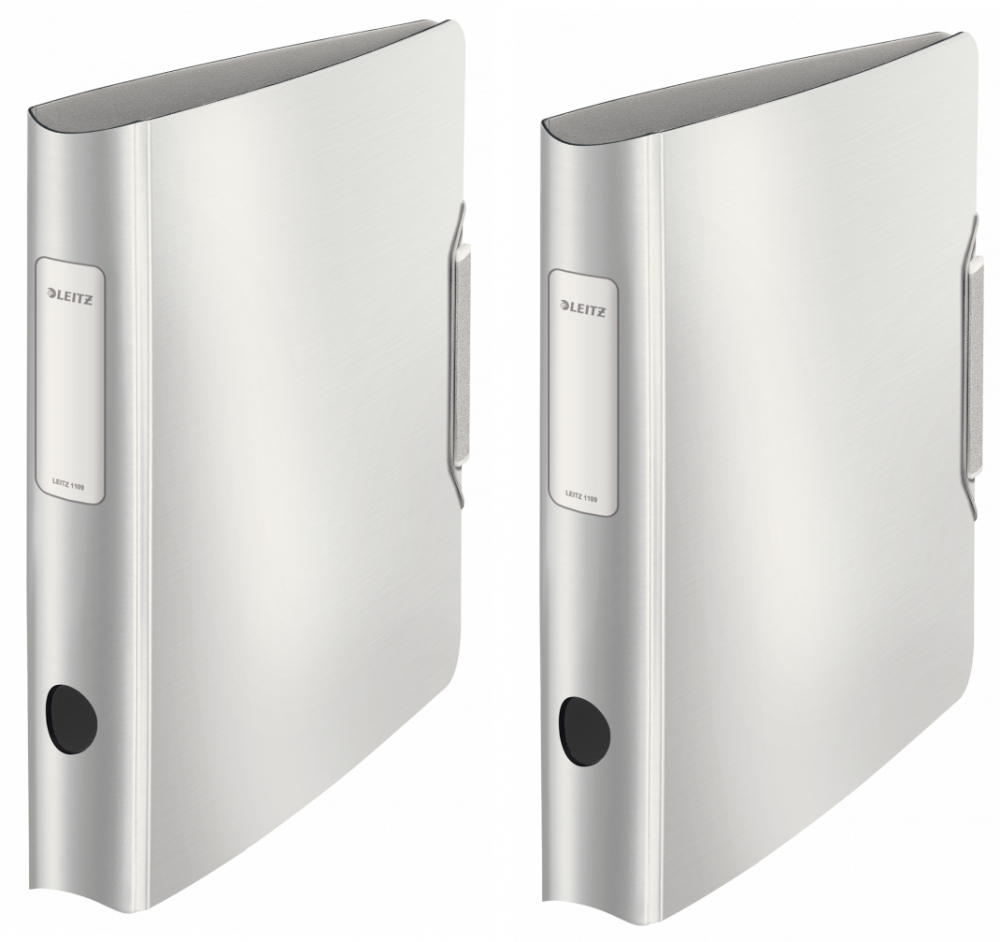 2x Segregator A4 Leitz 180° Active Style, 65mm, do 350 kartek, biały
